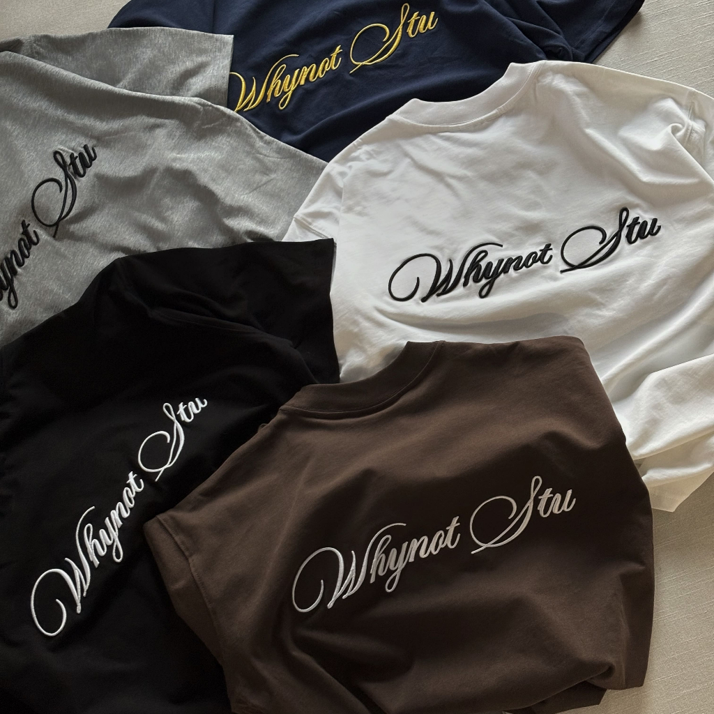 WNS Logo 3D Tee - Áo thun thêu nổi cotton unisex form oversize chính hãng Local Brand WNS - Hình 2