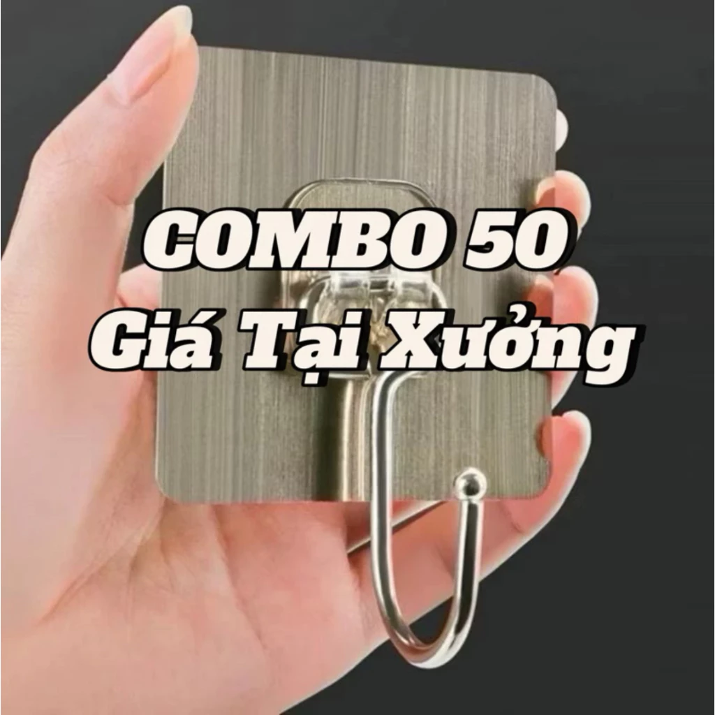 Móc dán tường siêu dính chịu lực inox 304, Móc dính tường treo đồ quần áo đồ dùng đa năng tiện ích TR TARAA