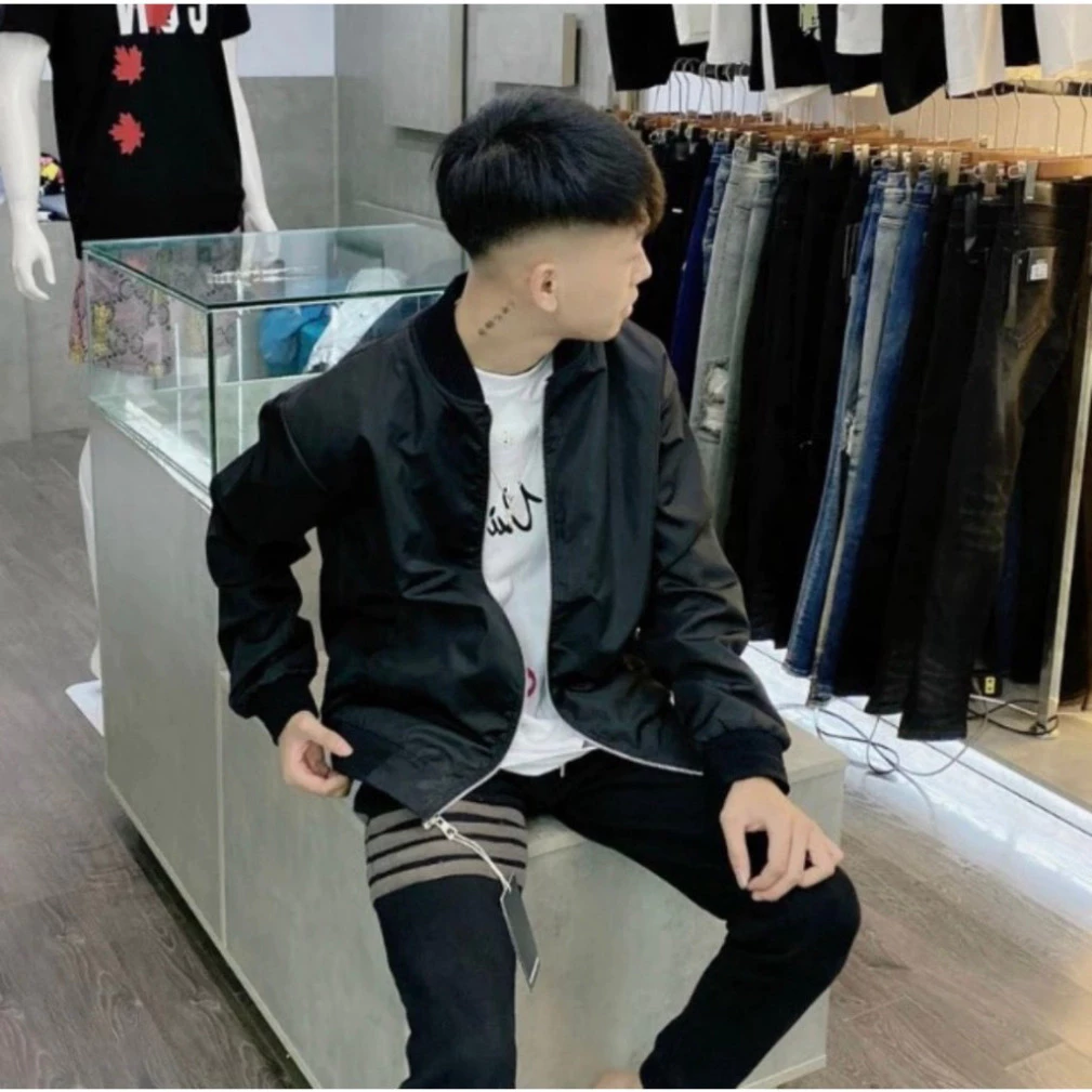 [HOT] ÁO KHOÁC GIÓ TRƠN NAM NỮ TIỆN NGHI BẮT MẮT DỄ PHỐI ĐỒ, ÁO KHOÁC BOMBER ĐƠN GIẢN NHƯNG VẪN HOT