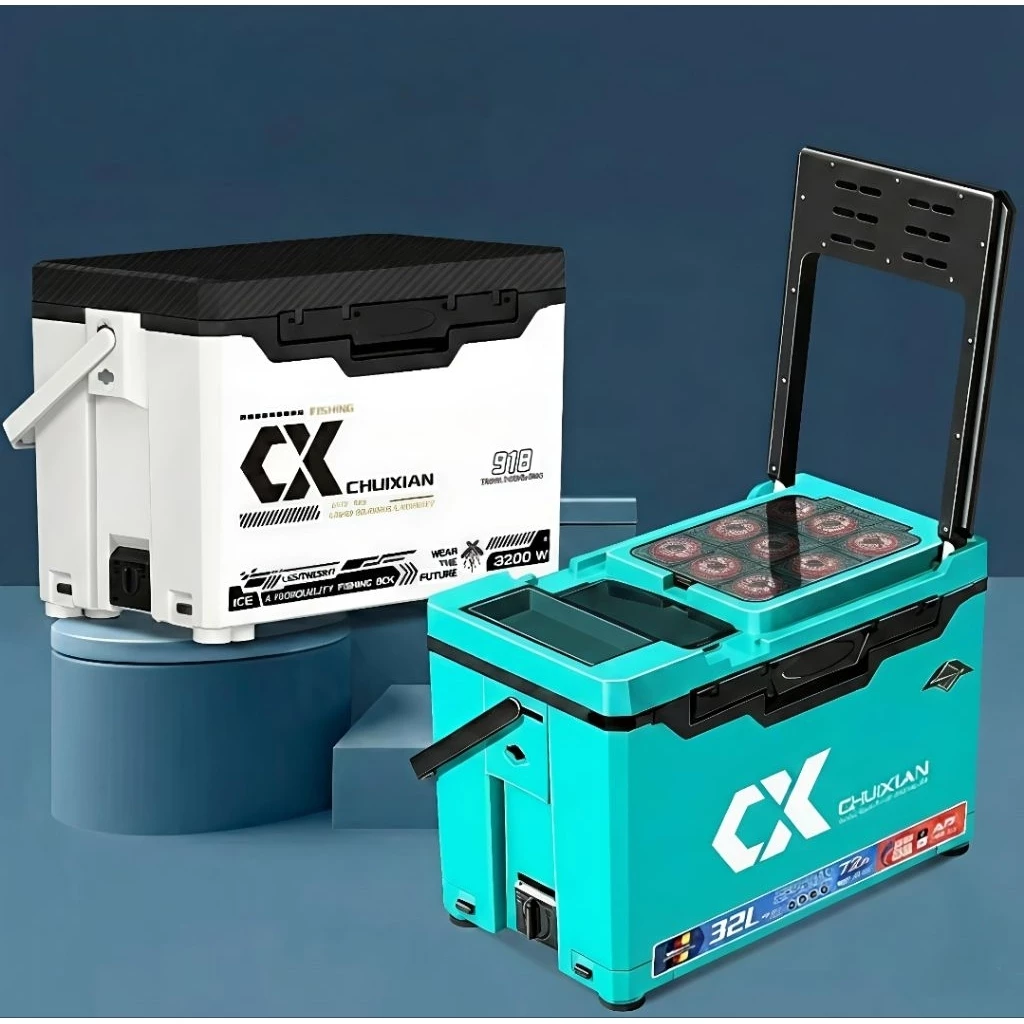 Thùng Câu Chuxian 32l Nhiều Màu Sắc 3 Bản ( Thường và 918 & T1 ) Có Tựa Và Không Tựa Full Phụ Kiện [ Dung tích 32 lít ]