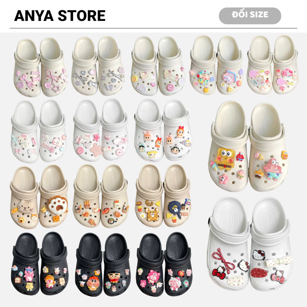 Dép Sục Quai Hậu Thời Trang Chất Liệu EVA Không Mùi Êm Nhẹ Size 36 - 43 Không Thấm Nước - QH3 ANYA STORE đang được đối chiếu cho người mua tại Việt Nam