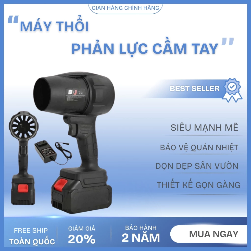Máy Thổi Phản Lực Không Dây Siêu Mạnh, Quạt Thổi Turbofan ,Thổi Bụi Chân Pin Phổ Thông Makita Hot