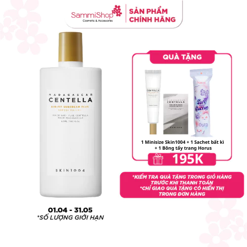 Skin1004 Kem chống nắng Madagascar Centella Air-Fit SunCream Plus 50ml