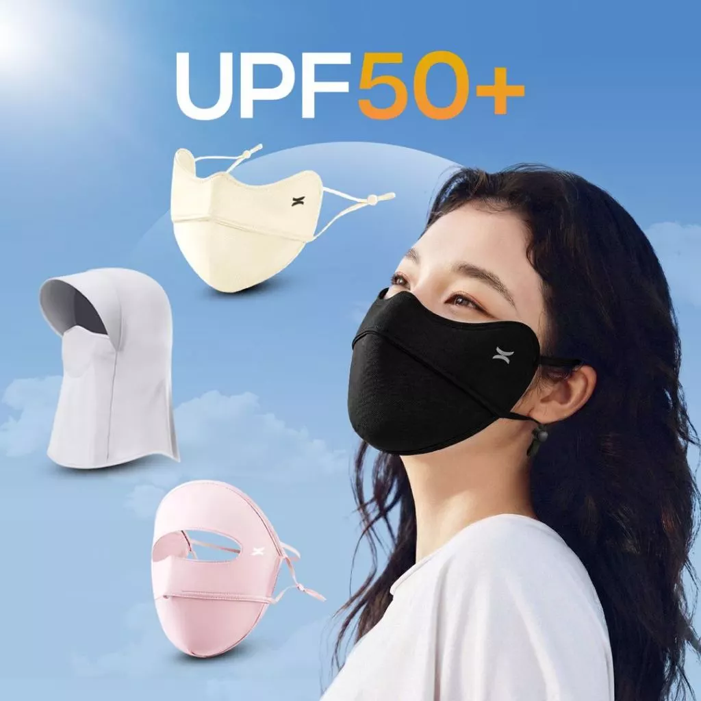 Ảnh sản phẩm do Shopee hiển thị, kiểm tra ngày 9/8/26 Khẩu Trang Chống Nắng Chống UV 2 Lớp Thun Lạnh UPF+ Upper You Mịn Mát Dày Dặn - FM02/FM03/FM04 đang được đối chiếu cho người mua tại Việt Nam