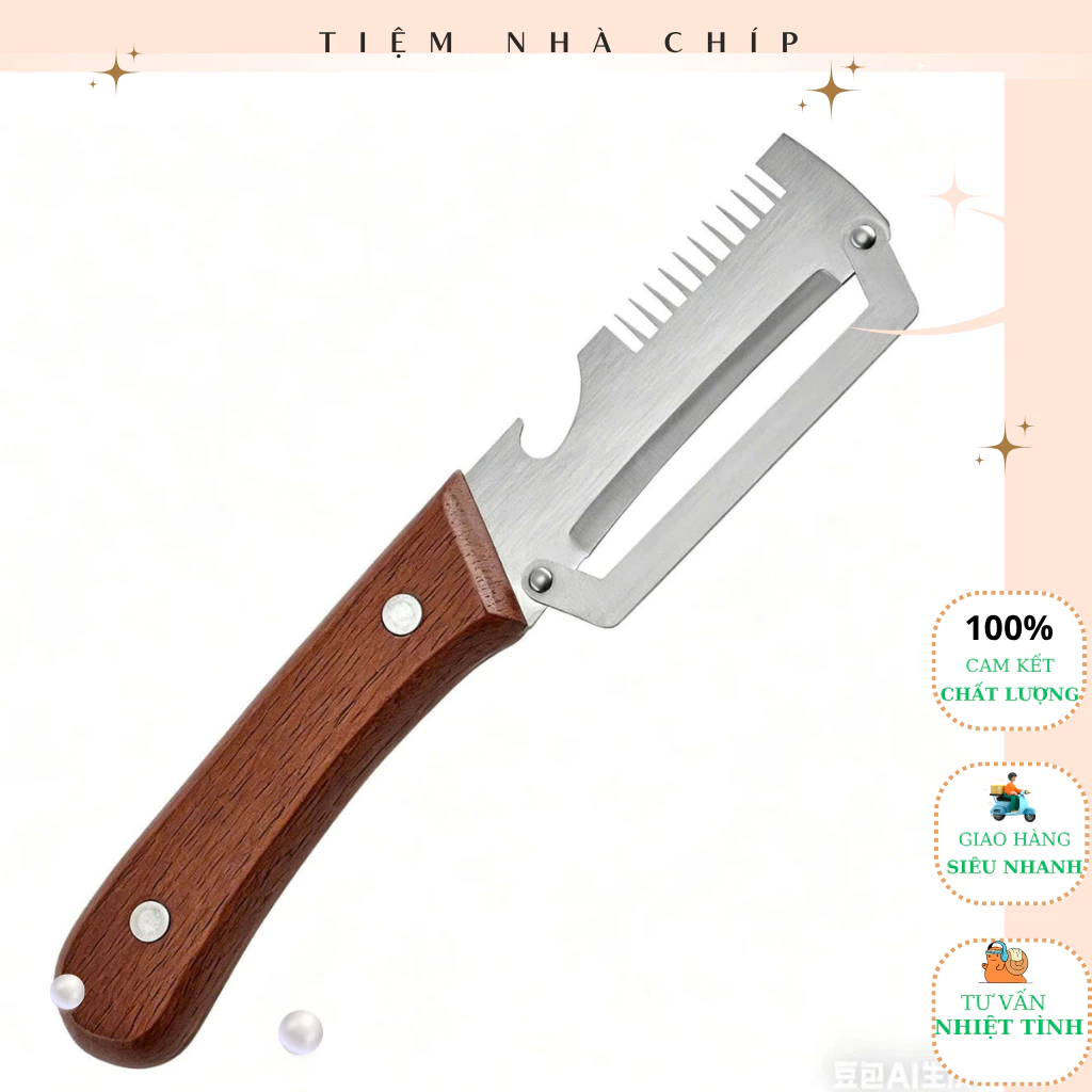 Dao Cắt Sợi Hành Dụng Cụ Tỉa Hành Đa Năng, Chẻ Sợi Rau Muống Bằng Thép Không Gỉ, Gọt Vỏ Tiện Lợi