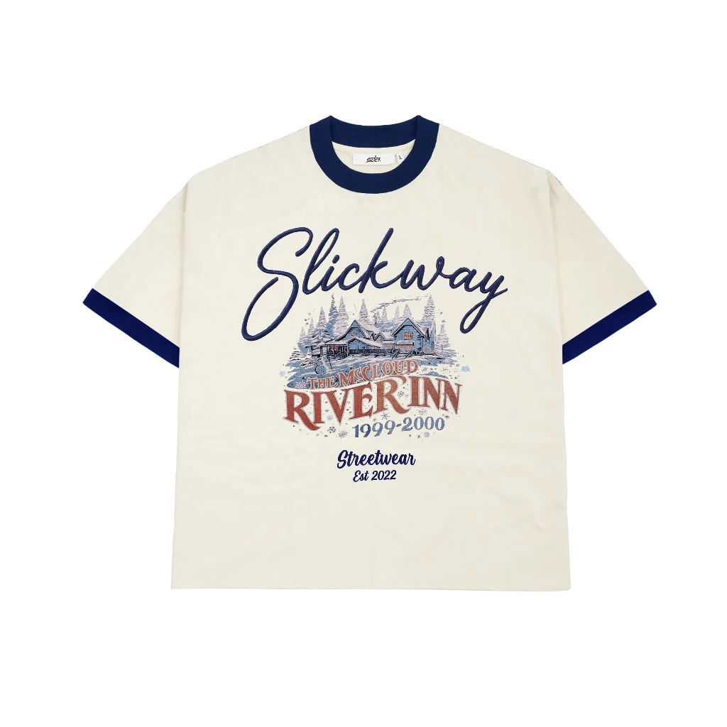 [ New Collection ] SLICK - Áo Thun Form Big Boxy 'SNOWKAST' Cotton 100% - Local Brand THE SLICK WAY UNISEX