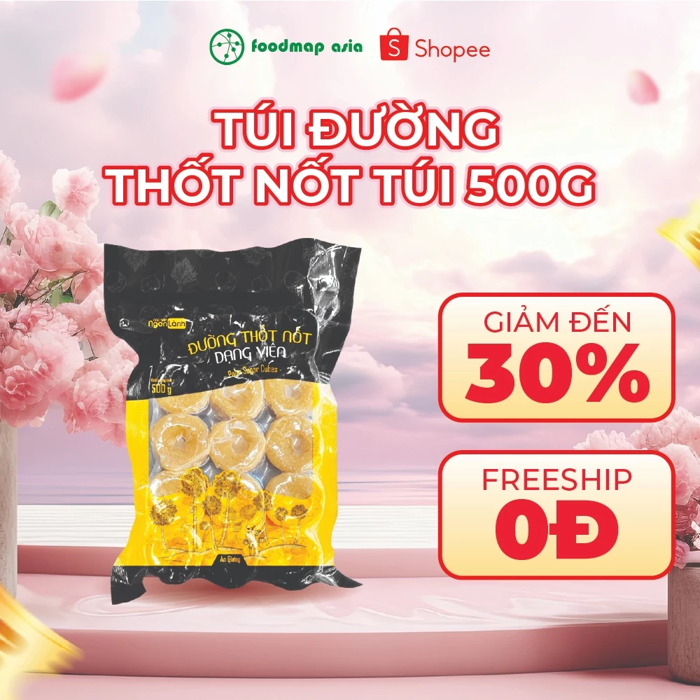 Đường Thốt Nốt Viên Tròn Truyền Thống An Giang - Túi 500G - Đặc Sản Ngon Lành