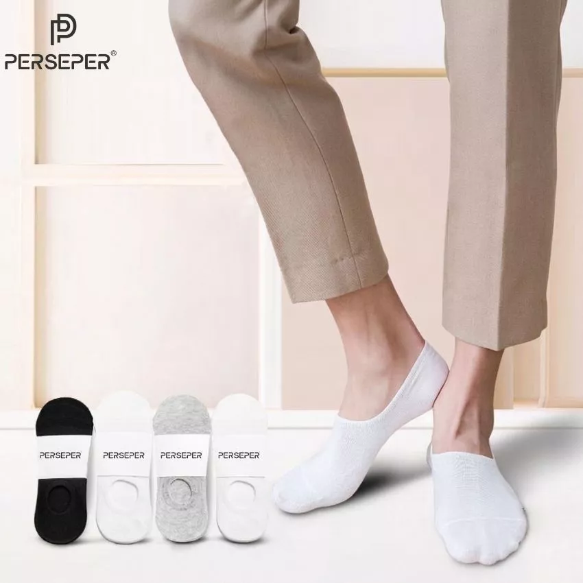Tất cổ ngắn nam công sở chất liệu vải cotton thoáng khí chống hôi chân - Cherry Shop