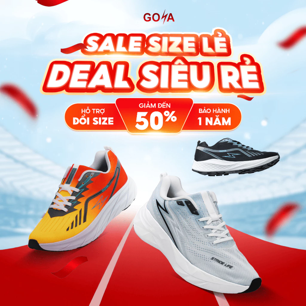 [Sale lẻ size] Các Dòng Giày Chạy Bộ Nam Nữ Goya - GIÁ TỐT NHẤT CHƯA TỪNG CÓ