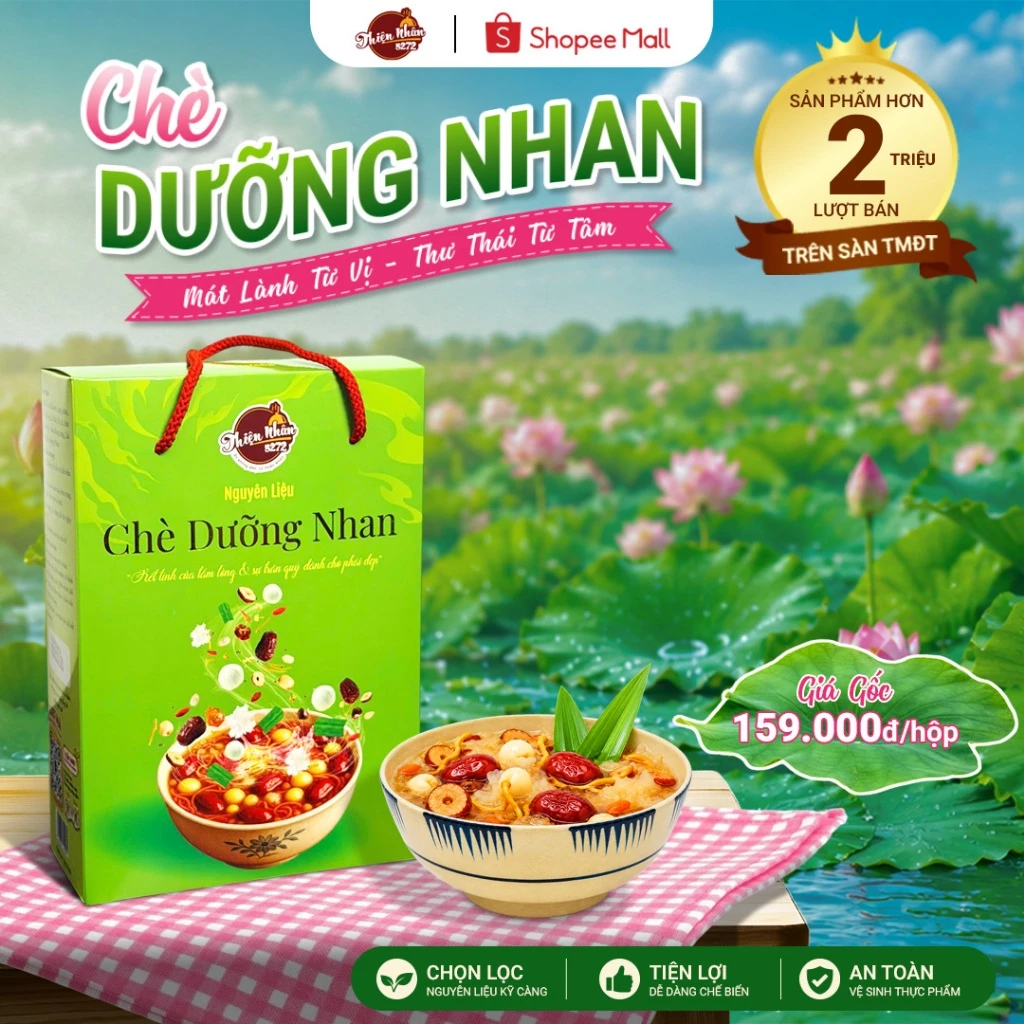 Chè Dưỡng Nhan 14 Vị 500gr Có Hoa Mộc [Mua Gói Lớn 500gr ] Không Kèm Qùa Tặng
