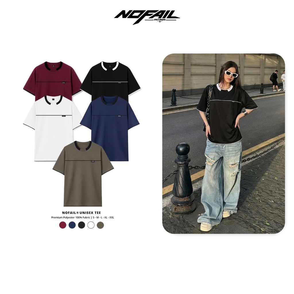 Áo Thun Form Rộng Nam Nữ Unisex ' Basic Tee ', Áo Chất Polyester Nam Nữ Cổ Tròn - A06
