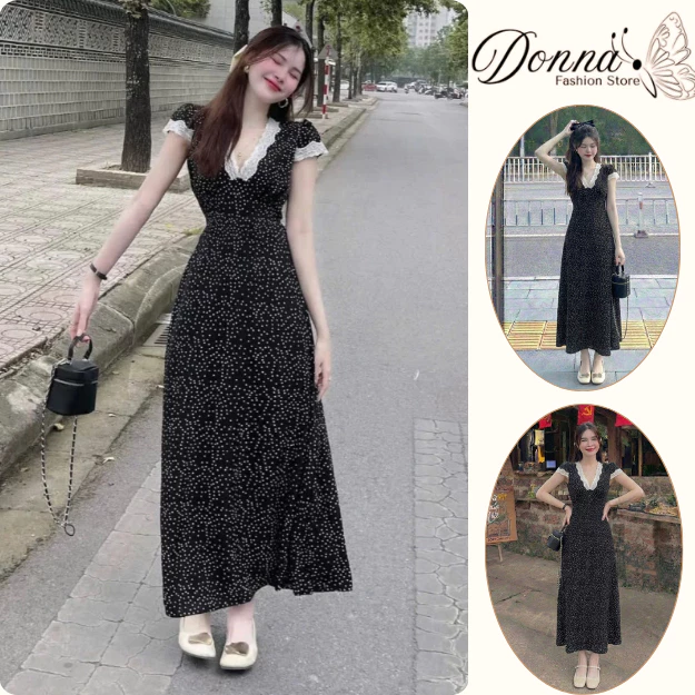 Set đồ nữ Dona HCOM25337, Đồ bộ nữ chất vải cotton mền mại thoáng mát cho mùa hè