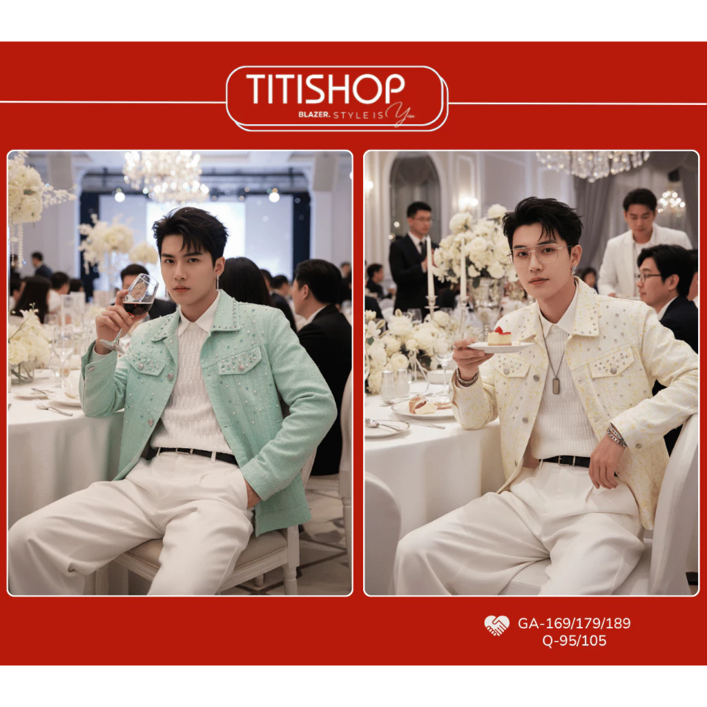 ( Đặt Nhanh )Áo dạ tweed Nam , Áo dạ nam , Áo dạ tweed nam đi tiệc , Áo dạ nam đi sự kiện ,Áo tweed nam BD1983 018