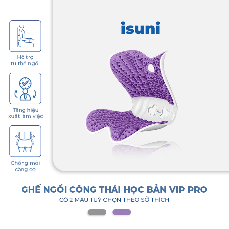 Ghế Công Thái Học Điều Chỉnh Tư Thế Ngồi Isuni Chống Gù Lưng Cho Bà Bầu, Dân Văn Phòng