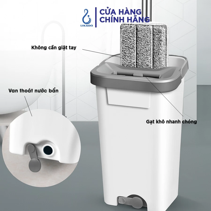 Cây lau nhà tự vắt thông minh Likado LKD – 112