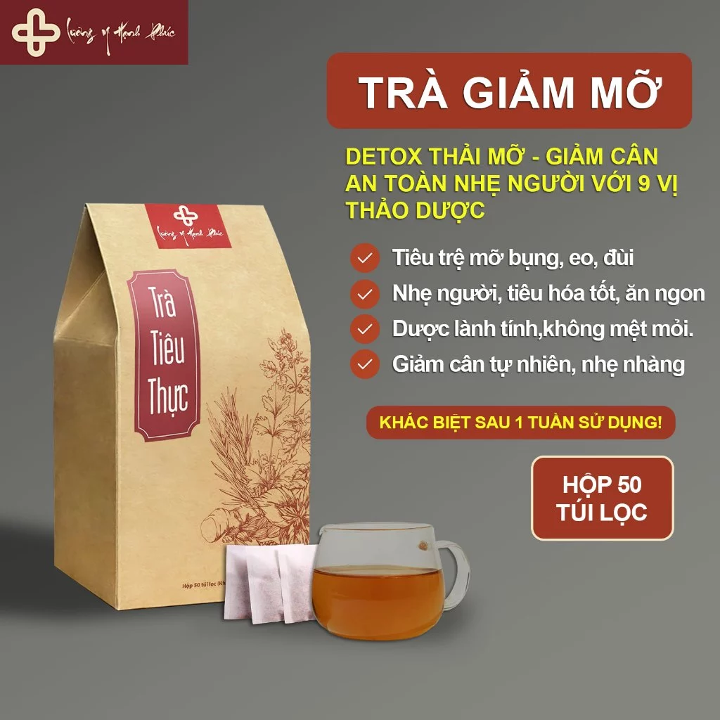 Trà Tiêu Thực - Thanh Lọc Cơ Thể, Đào Thải Tự Nhiên, Giúp Nhẹ Người