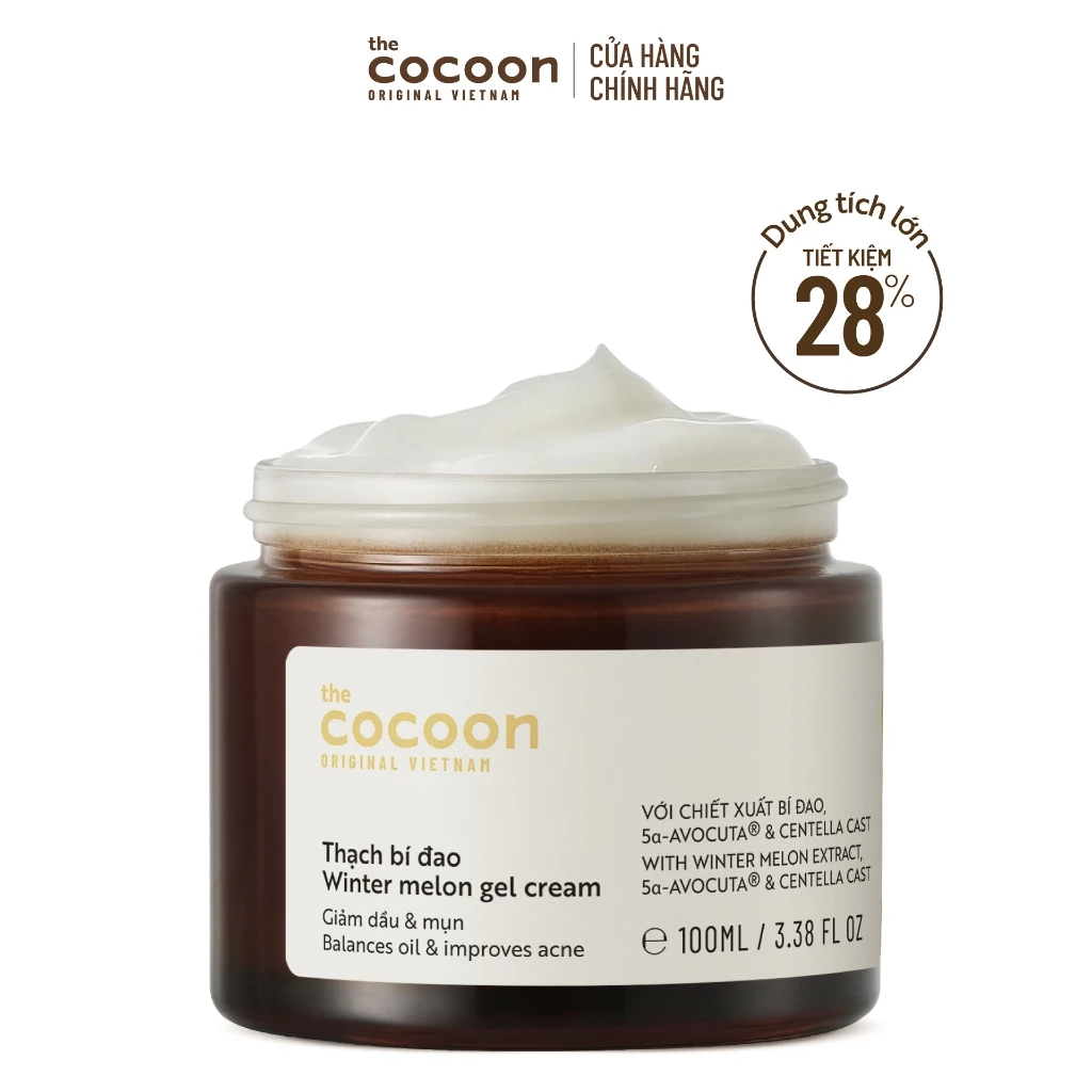 Bigsize – Thạch Bí Đao Cocoon (Kem dưỡng) Cấp Ẩm Và Ngừa Mụn 100ml