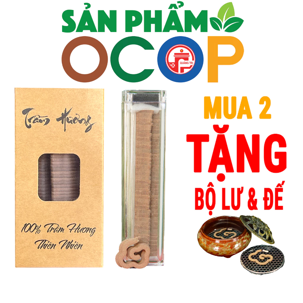 Nhang vân mây trầm hương cao cấp chất lượng OCOP, ISO 9001 - Xưởng Mộc Việt
