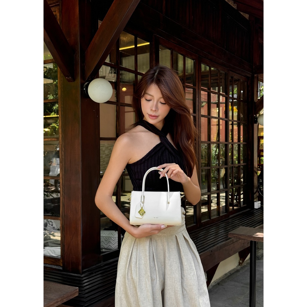 Túi Xách Nữ Cầm Tay Tag Vuông La Muse HAPAS - TXT221226 - Hình 4