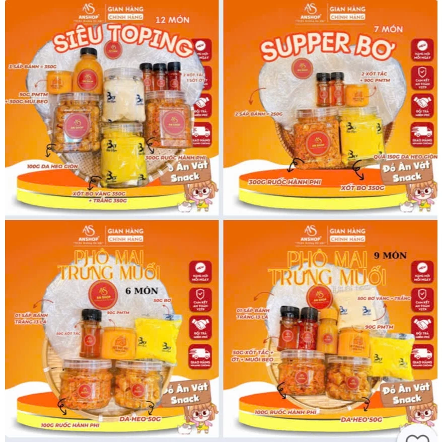 [COMBO BÁNH TRÁNG PHƠI SƯƠNG AN SHOP ] BÁNH TRÁNG AN SHOP